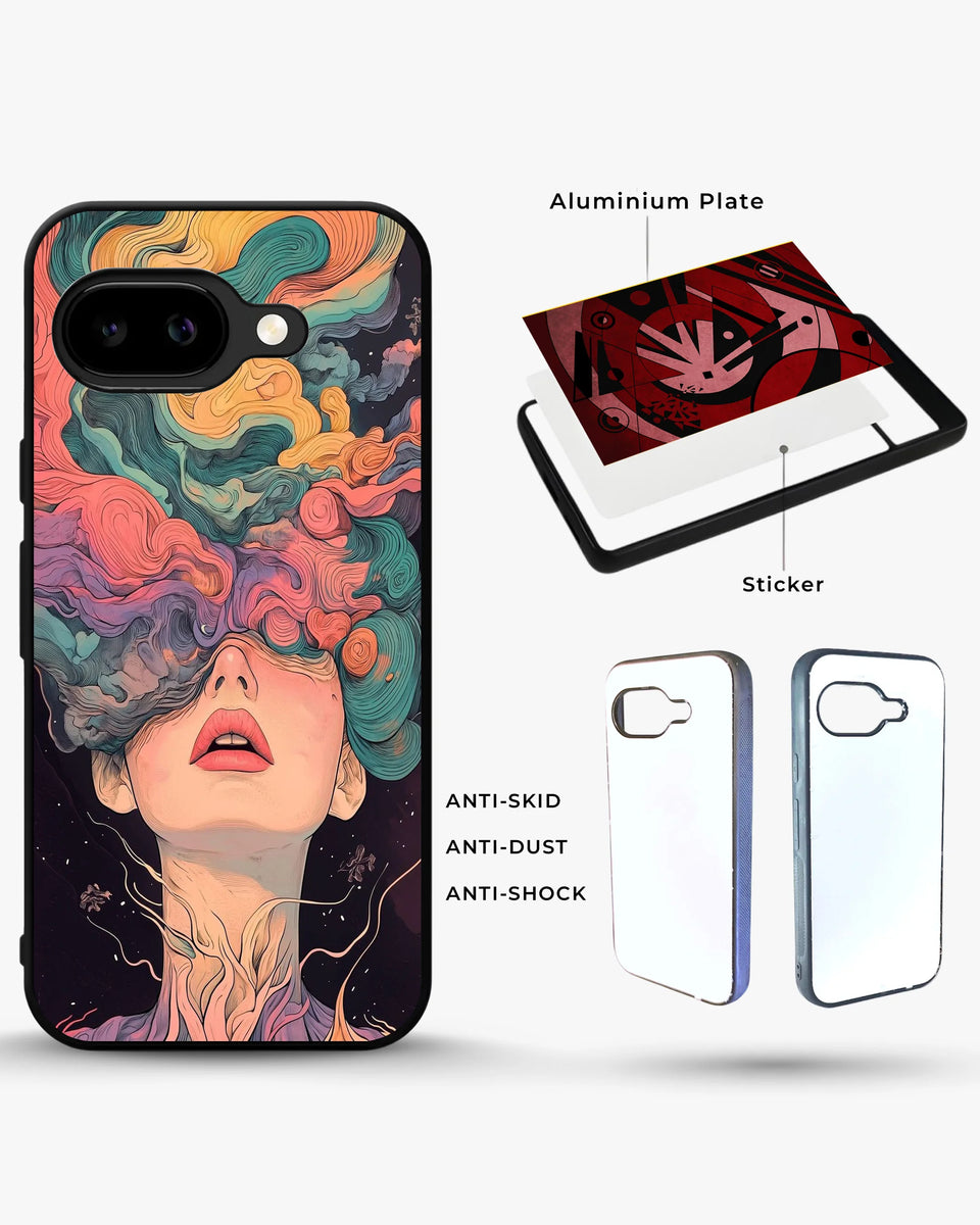 Creslia surreal face designer female case general construction specs - surreal face designer female case google pixel general specs