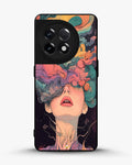 Creslia surreal face designer female case - surreal face designer female case oneplus 11r