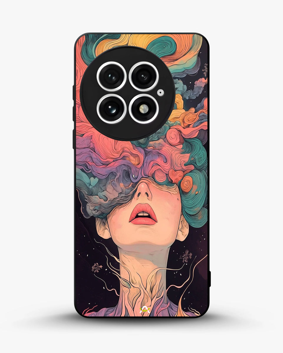 Creslia surreal face designer female case - surreal face designer female case oneplus 13