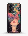 Creslia surreal face designer female case - surreal face designer female case oneplus nord 2t