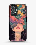 Creslia surreal face designer female case - surreal face designer female case oneplus nord ce2 lite
