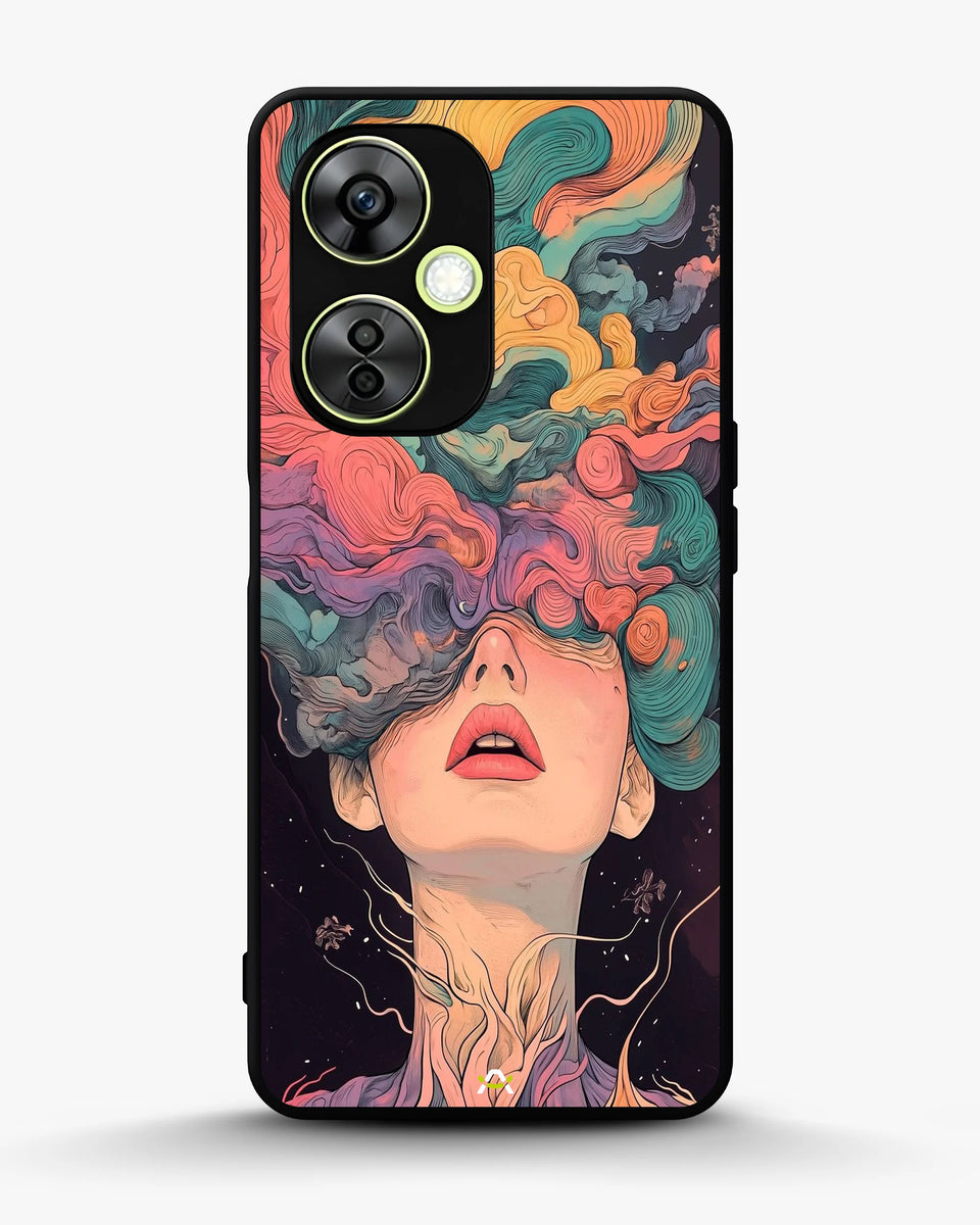 Creslia surreal face designer female case - surreal face designer female case oneplus nord ce3 lite
