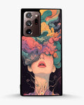 Creslia surreal face designer female case - surreal face designer female case samsung galaxy note 20 ultra
