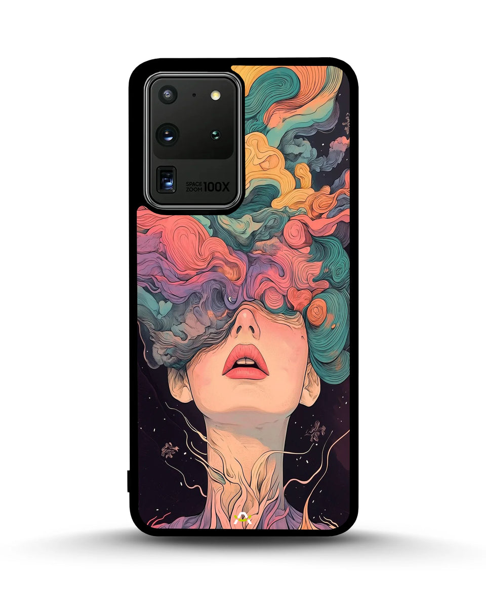 Creslia surreal face designer female case - surreal face designer female case samsung galaxy s20 ultra