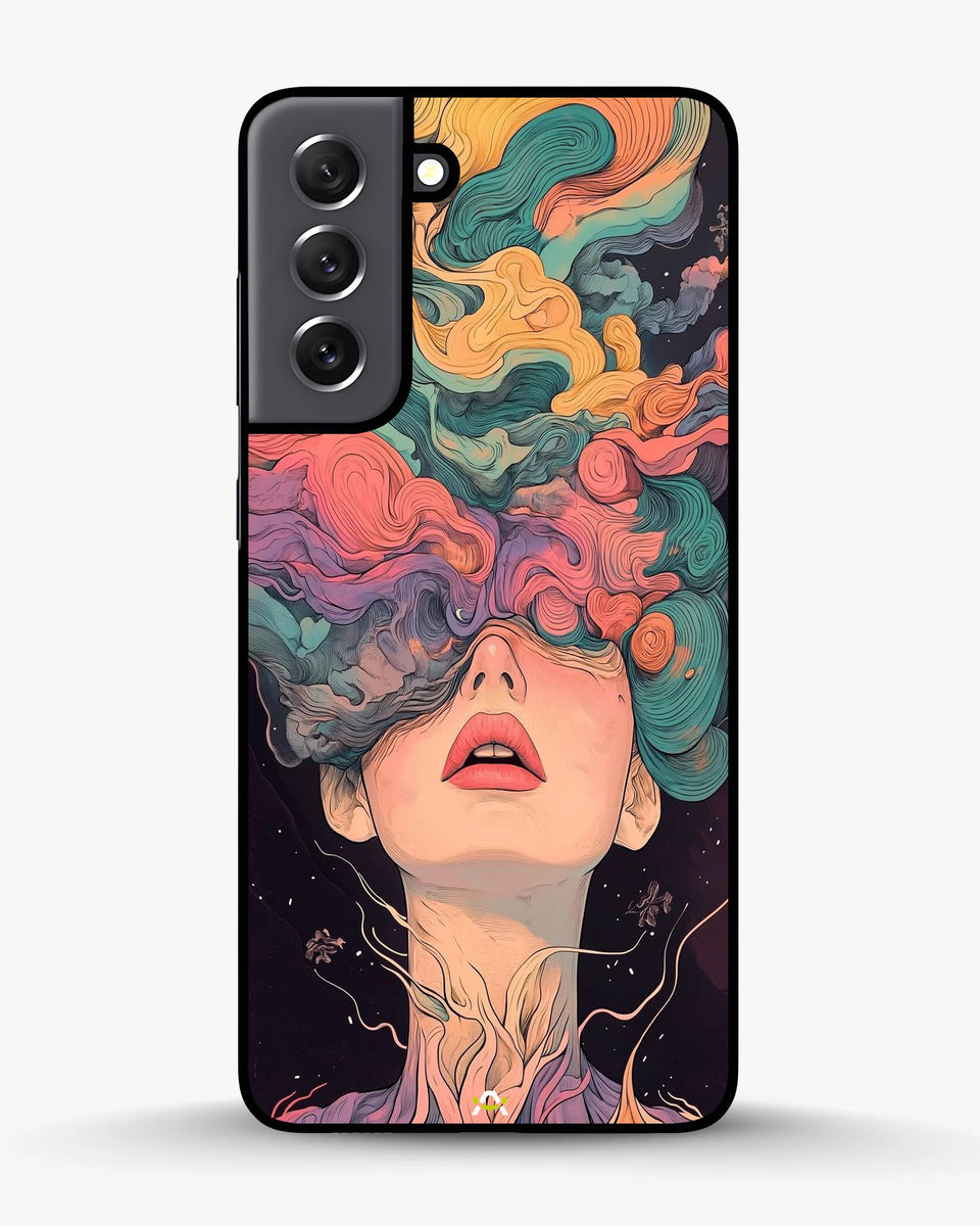 Creslia surreal face designer female case - surreal face designer female case samsung galaxy s21 fe