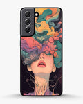 Creslia surreal face designer female case - surreal face designer female case samsung galaxy s22