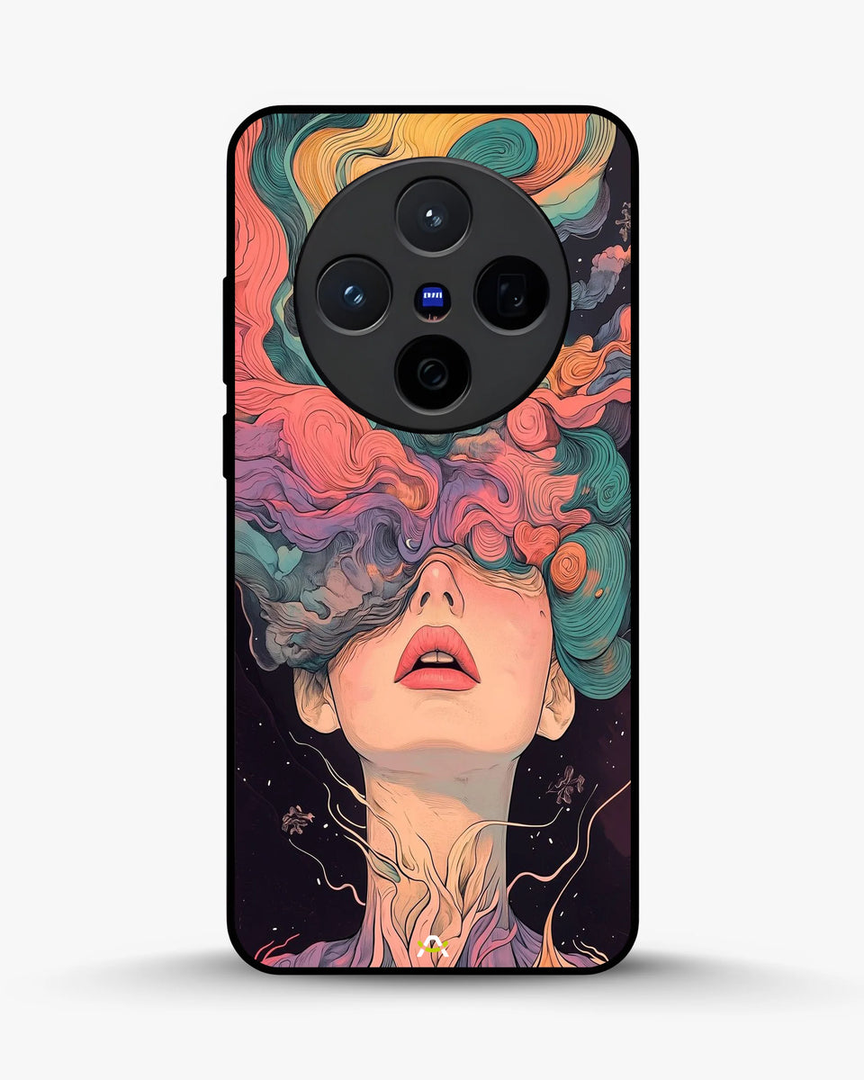 Creslia surreal face designer female case - surreal face designer female case vivo x200