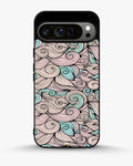 Creslia swirl pattern pink blue phone case - swirl pattern pink blue phone case google pixel 9 pro xl