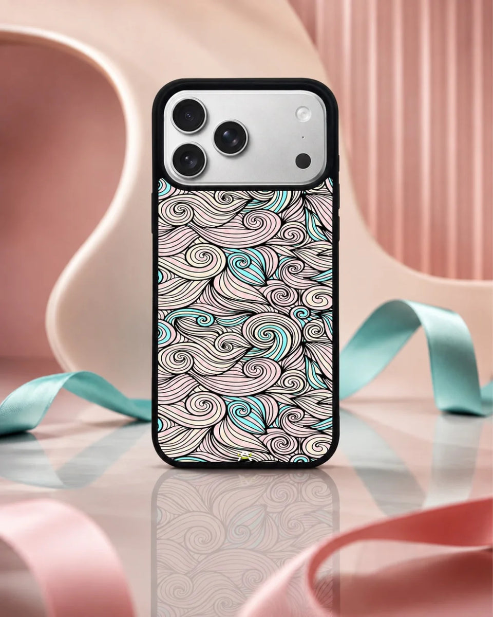Creslia swirl pattern pink blue phone case general construction specs - swirl pattern pink blue phone case google pixel general specs 5