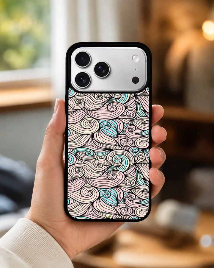 Creslia swirl pattern pink blue phone case general construction specs - swirl pattern pink blue phone case google pixel general specs 7