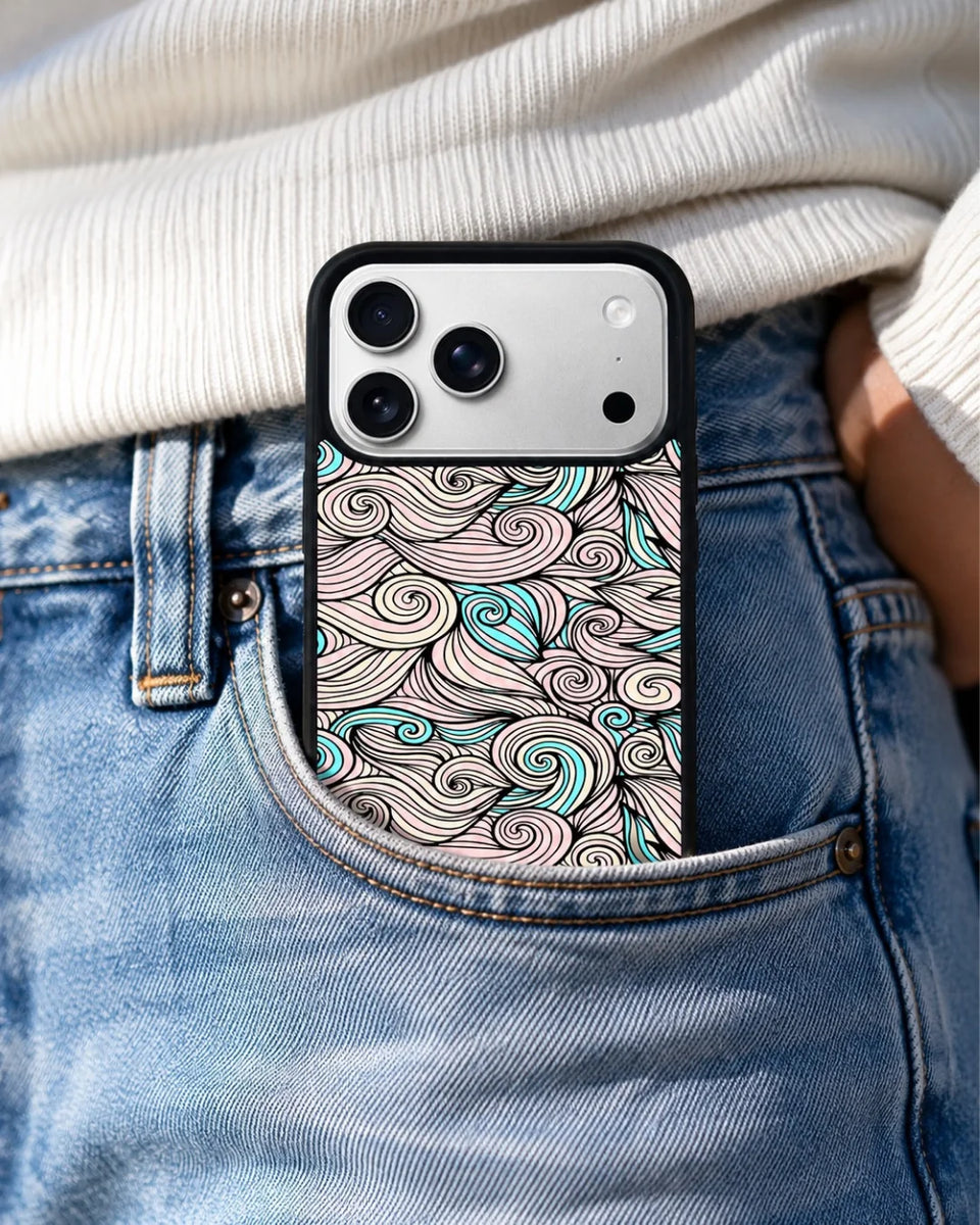 Creslia swirl pattern pink blue phone case general construction specs - swirl pattern pink blue phone case google pixel general specs 8