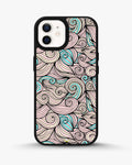Creslia swirl pattern pink blue phone case - swirl pattern pink blue phone case iphone 12