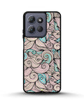 Creslia swirl pattern pink blue phone case - swirl pattern pink blue phone case moto g 2025
