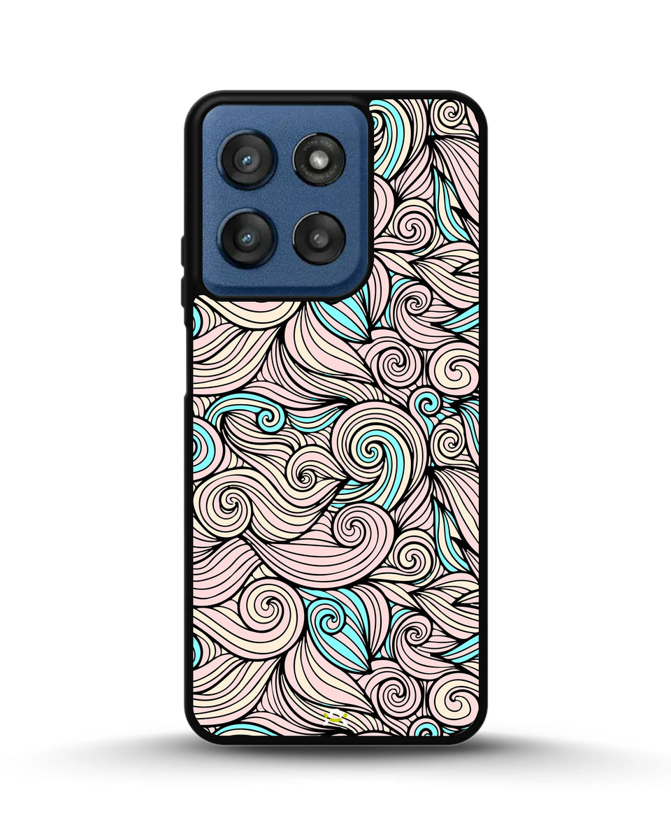 Creslia swirl pattern pink blue phone case - swirl pattern pink blue phone case moto g stylus 5g 2024