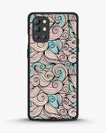 Creslia swirl pattern pink blue phone case - swirl pattern pink blue phone case oneplus 9r