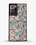 Creslia swirl pattern pink blue phone case - swirl pattern pink blue phone case samsung galaxy note 20 ultra