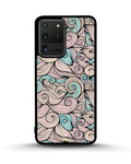 Creslia swirl pattern pink blue phone case - swirl pattern pink blue phone case samsung galaxy s20 ultra