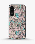 Creslia swirl pattern pink blue phone case - swirl pattern pink blue phone case samsung galaxy s23 fe