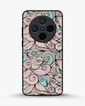 Creslia swirl pattern pink blue phone case - swirl pattern pink blue phone case vivo x200