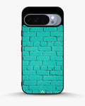 Creslia teal brick wall phone case - teal brick wall phone case google pixel 10 pro xl