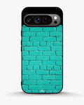 Creslia teal brick wall phone case - teal brick wall phone case google pixel 9 pro xl