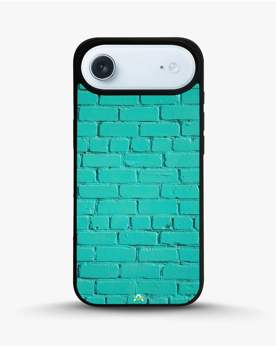 Creslia teal brick wall phone case - teal brick wall phone case iphone 17 air