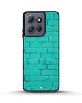 Creslia teal brick wall phone case - teal brick wall phone case moto g power 2025