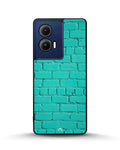 Creslia teal brick wall phone case - teal brick wall phone case motorola edge 2024