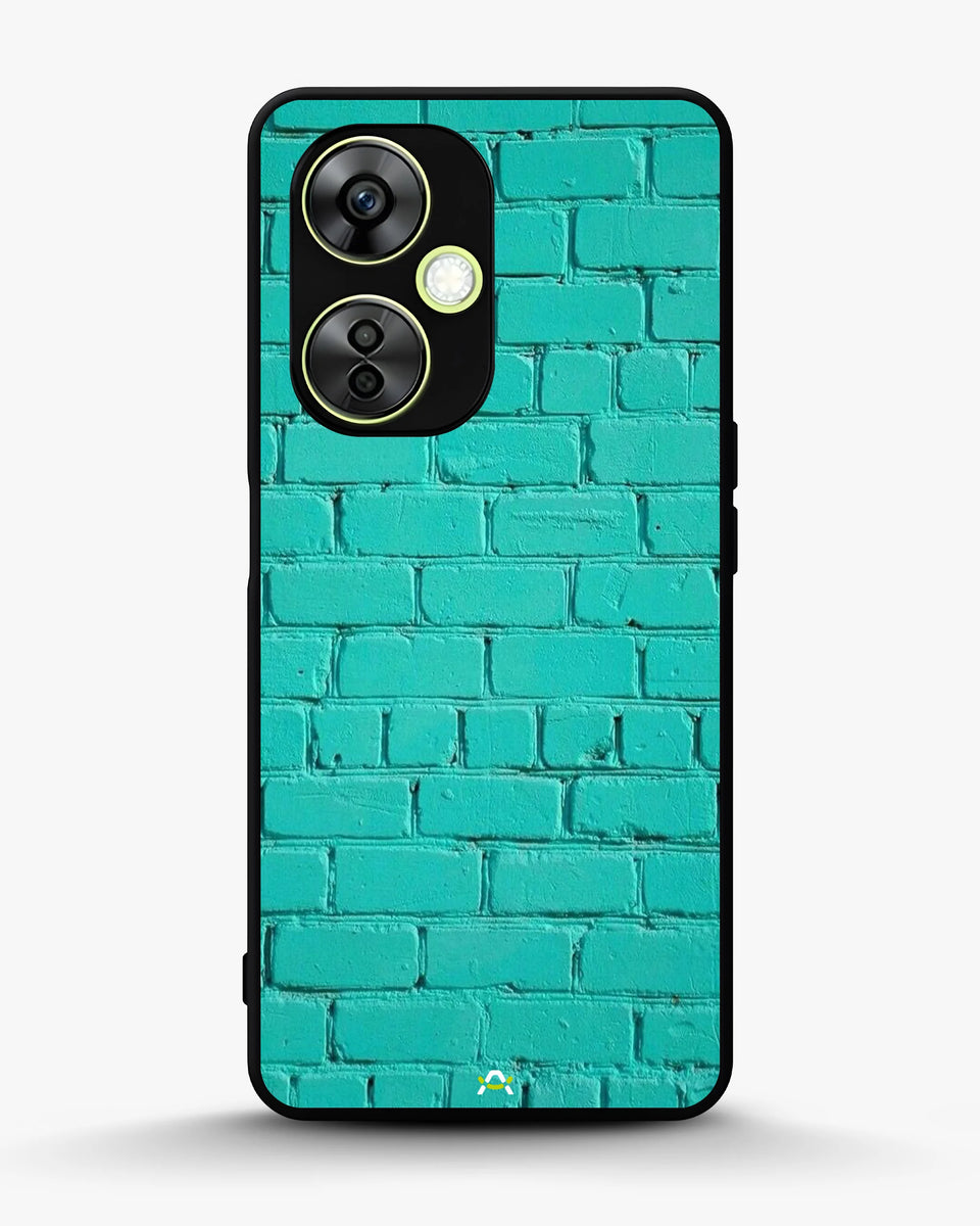 Creslia teal brick wall phone case - teal brick wall phone case oneplus nord ce3 lite
