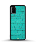 Creslia teal brick wall phone case - teal brick wall phone case samsung galaxy s20 fe