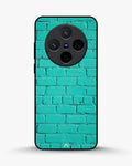Creslia teal brick wall phone case - teal brick wall phone case vivo x200