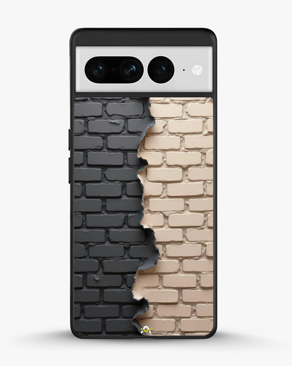 Creslia torn brick wall phone case - torn brick wall phone case google pixel 7 pro