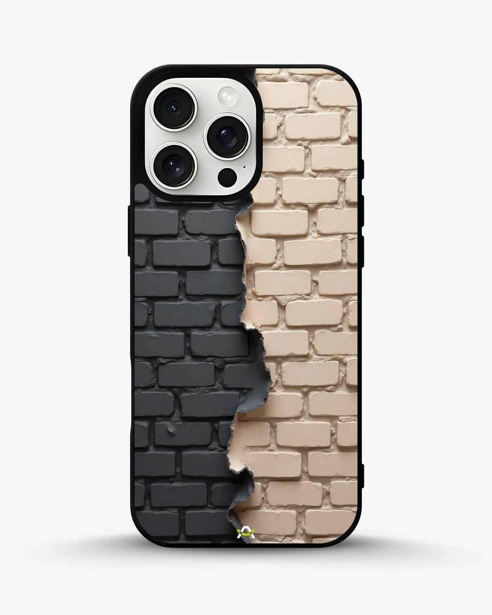 Creslia torn brick wall phone case - torn brick wall phone case iphone 16 pro