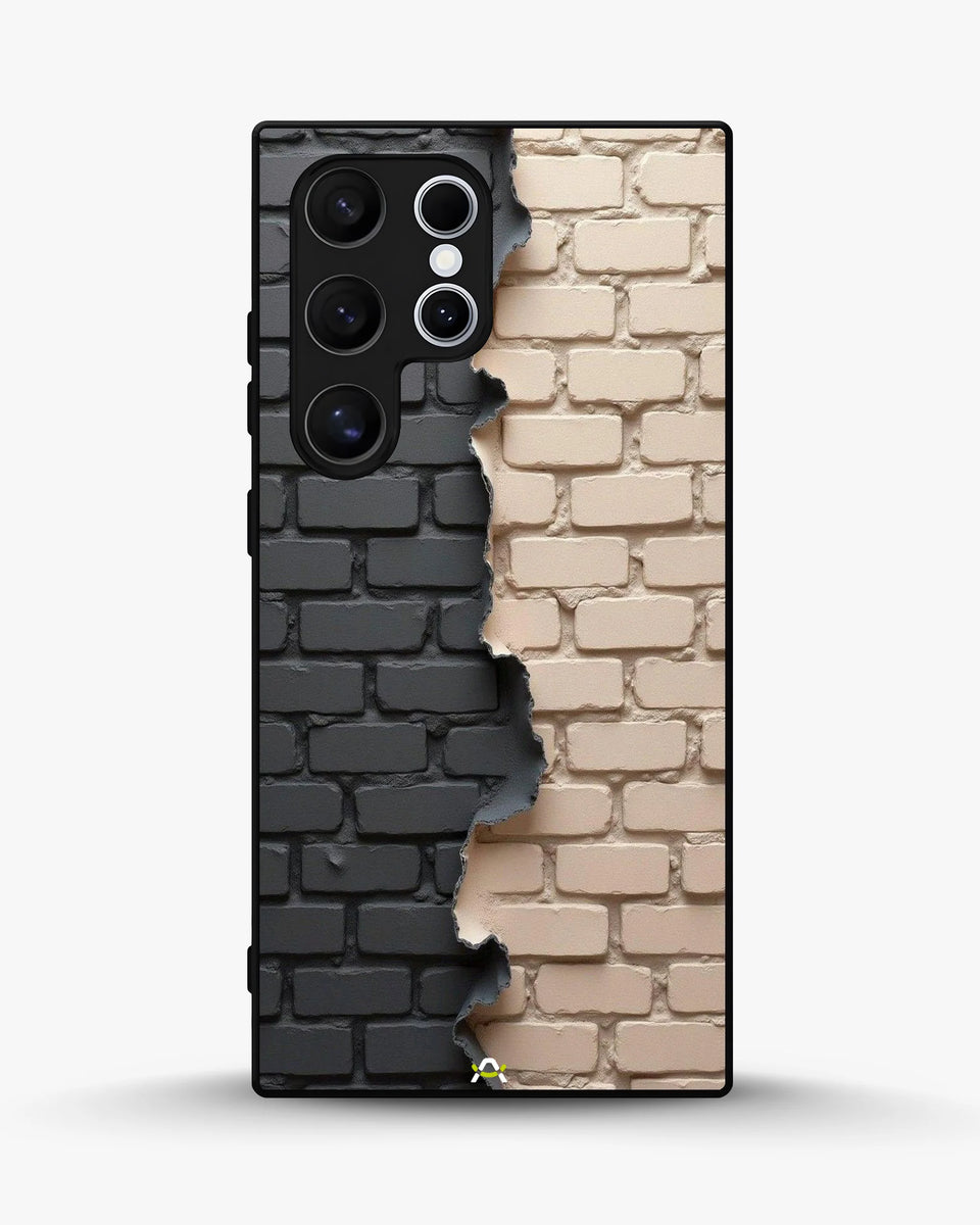 Creslia torn brick wall phone case - torn brick wall phone case samsung galaxy s23 ultra