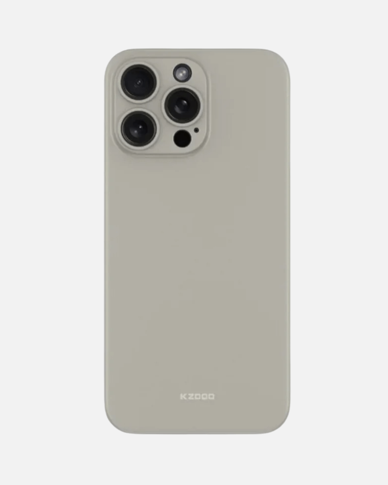 Sleek Ultra-Thin Air Skin iPhone Cover in titanium gray for iPhone 15 Pro & Pro Max.