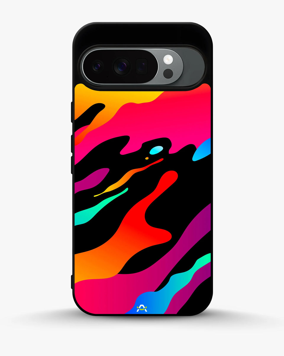 Creslia vibrant fluid abstract phone case - vibrant fluid abstract phone case google pixel 10 pro