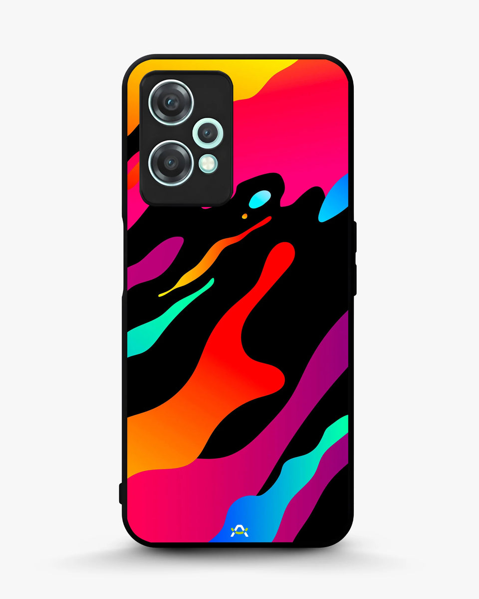 Creslia vibrant fluid abstract phone case - vibrant fluid abstract phone case oneplus nord ce2 lite