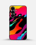 Creslia vibrant fluid abstract phone case - vibrant fluid abstract phone case samsung galaxy s25