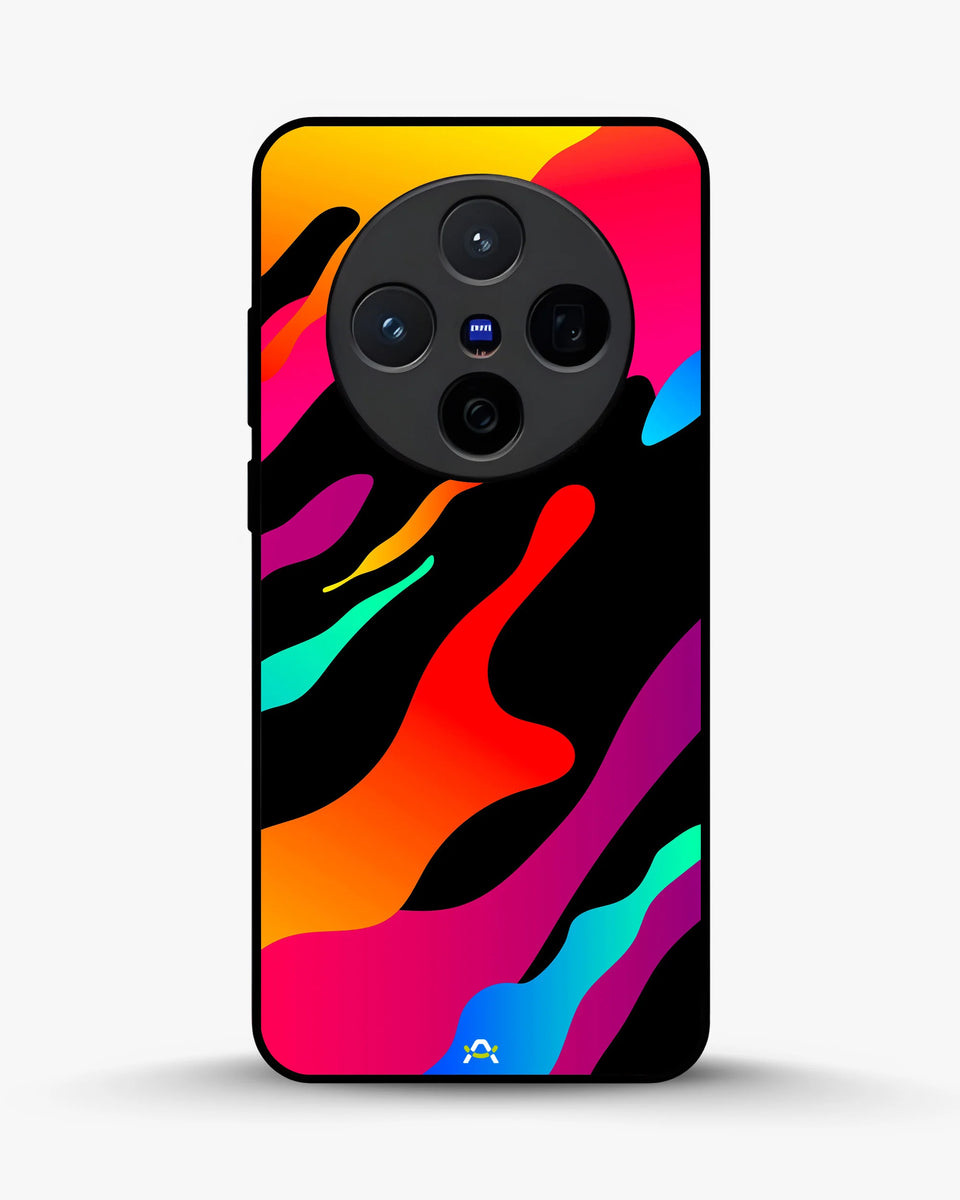 Creslia vibrant fluid abstract phone case - vibrant fluid abstract phone case vivo x200