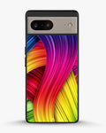 Creslia vibrant silk waves phone case - vibrant silk waves phone case google pixel 8