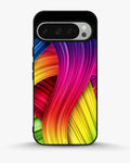 Creslia vibrant silk waves phone case - vibrant silk waves phone case google pixel 9 pro