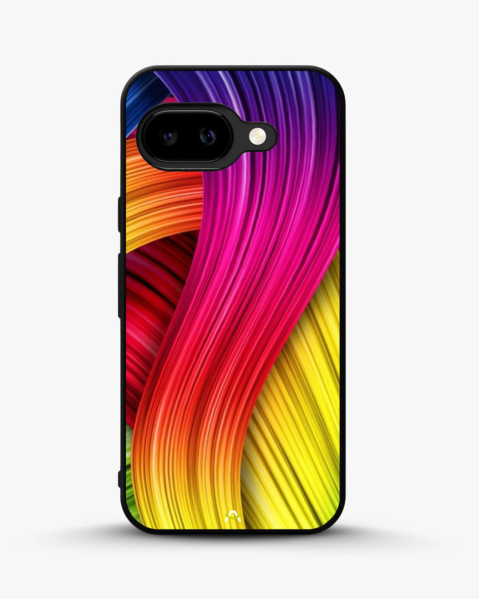 Creslia vibrant silk waves phone case - vibrant silk waves phone case google pixel 9a