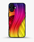 Creslia vibrant silk waves phone case - vibrant silk waves phone case iphone 16 plus