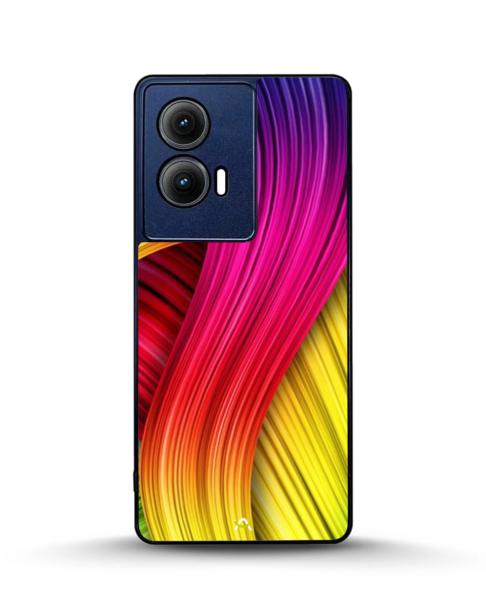 Creslia vibrant silk waves phone case - vibrant silk waves phone case motorola edge 2024