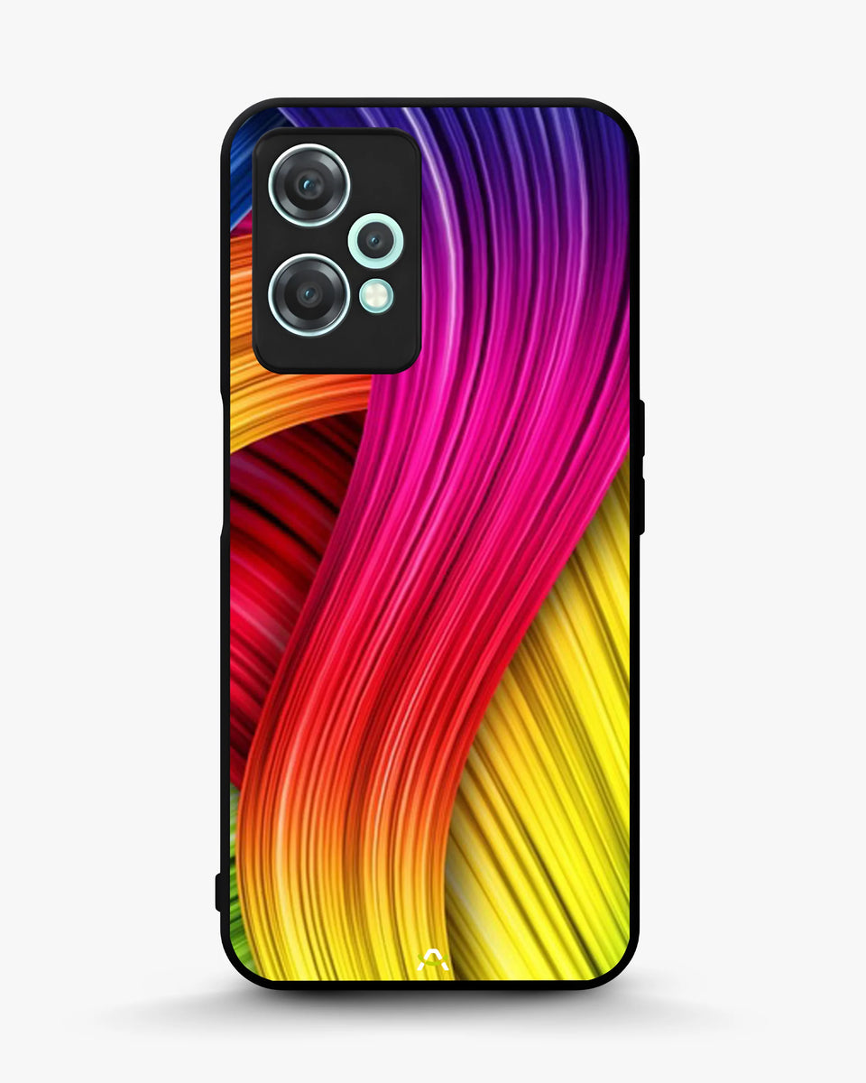 Creslia vibrant silk waves phone case - vibrant silk waves phone case oneplus nord ce2 lite