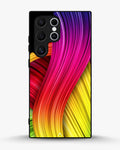 Creslia vibrant silk waves phone case - vibrant silk waves phone case samsung galaxy s22 ultra