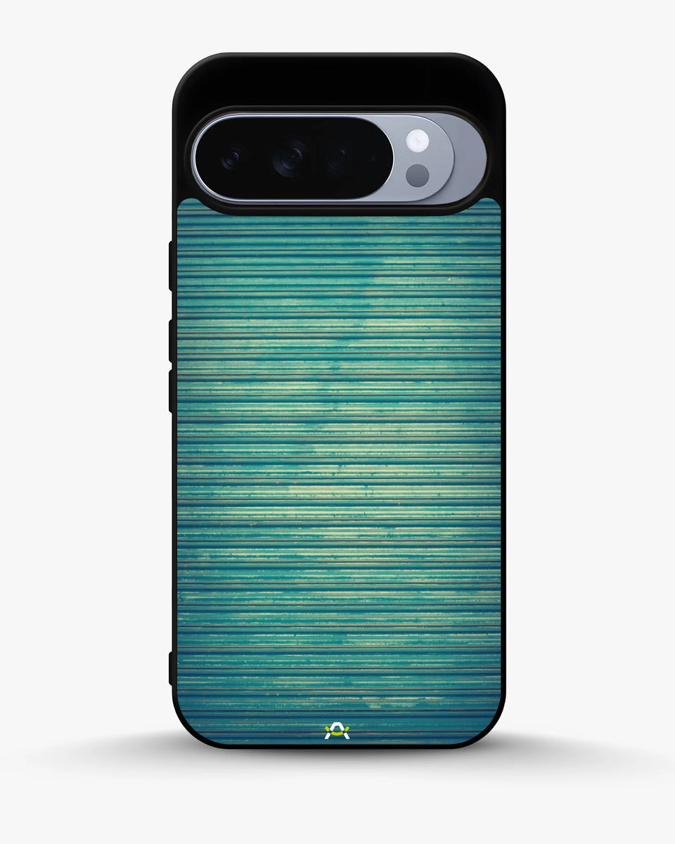 Creslia vintage teal stripes phone case - vintage teal stripes phone case google pixel 10 pro xl