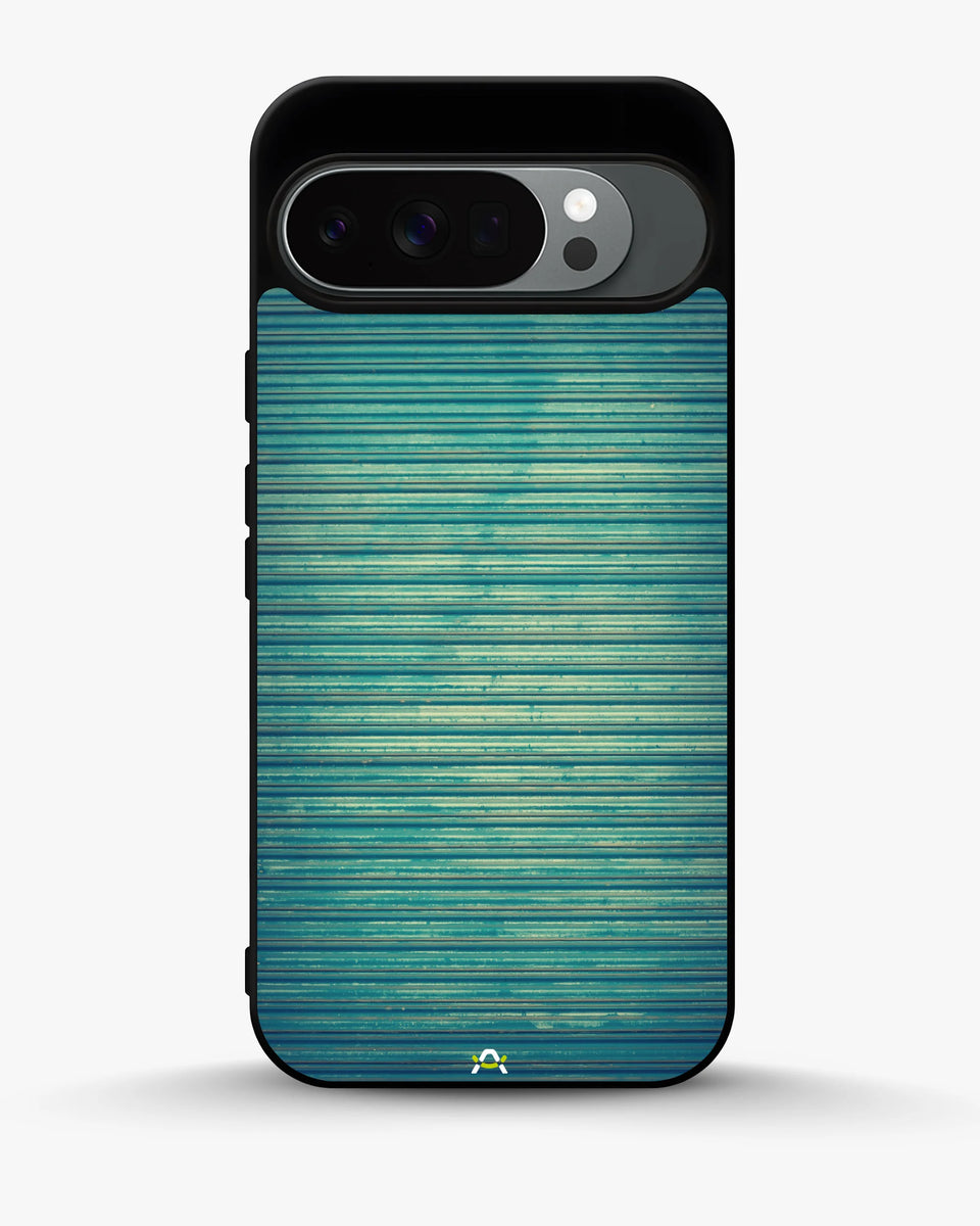Creslia vintage teal stripes phone case - vintage teal stripes phone case google pixel 10 pro