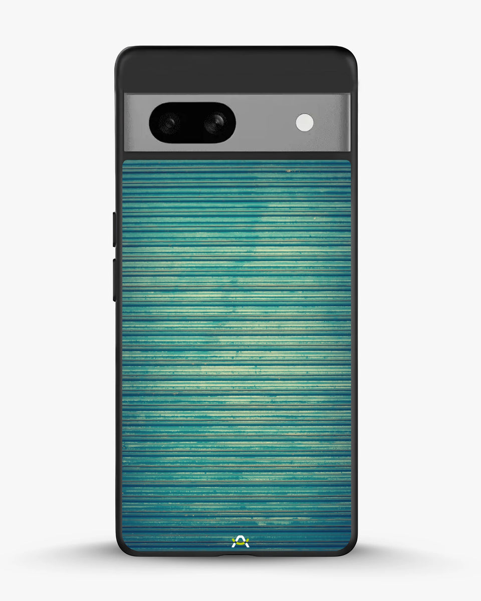 Creslia vintage teal stripes phone case - vintage teal stripes phone case google pixel 7a