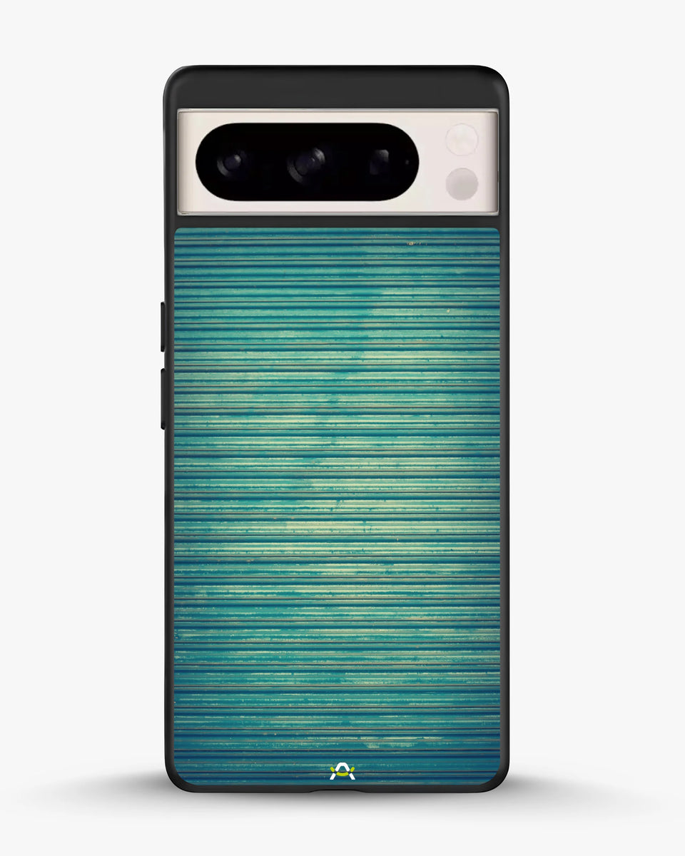 Creslia vintage teal stripes phone case - vintage teal stripes phone case google pixel 8 pro